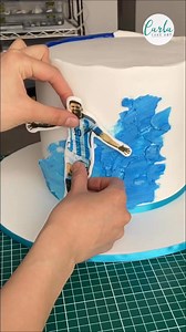 Messi Cake 🇦🇷🩵🤍⚽️ | Carla Cake Art