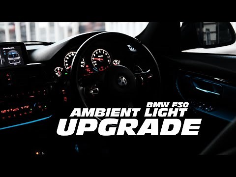 How to installing AMBIENT LIGHT BMW F30 (Upgrade)