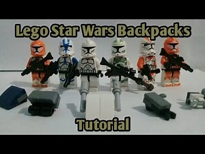 How to Make Lego Star Wars Backpacks | By JD Bricks