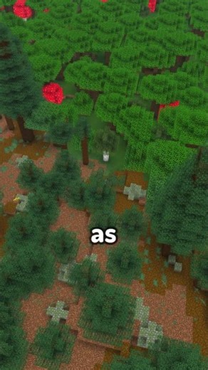 Chopping Spruce Trees and Leaves #shorts #minecraft