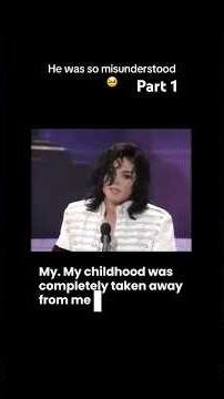 Michael Jackson talks about his childhood!!! Part1