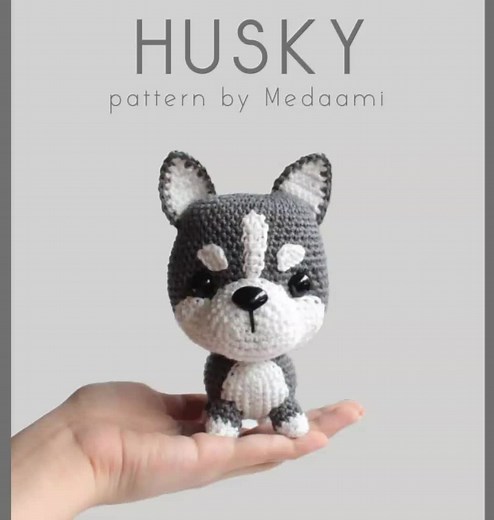 Amigurumi de Perro Husky: Tutorial Completo