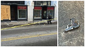 News crews find gun at downtown Atlanta shooting scene