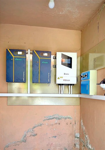 10kW Hybrid Solar System with 10kW Lithium Battery Installed