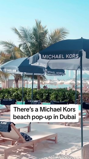 Luxurious Michael Kors Beach Pop-Up in Dubai