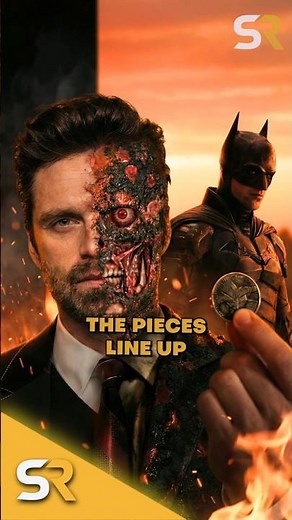 Sebastian Stan’s Two-Face Reveal in The Batman Part II Changes Everything 🦇🔥 #batman