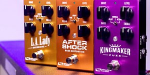 Source Audio Releases the L.A. Lady Overdrive, Kingmaker Fuzz, and Aftershock Bass Distortion