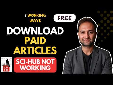 How to Download Research Papers for Free (9 ways)? Get paid articles for free.