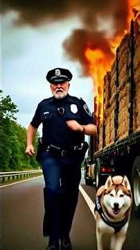 Siberian husky warning to old man #dogs #rescue #animals #husky