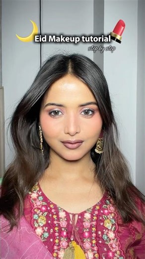 Eid makeup tutorial🌙#shorts #shortvideo #youtubeshorts #eidmakeup #makeup #makeuptutorial #tutorial