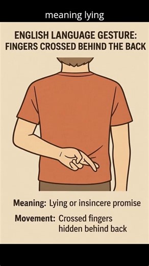 Fingers Crossed Behind the Back