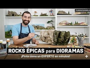 🛠️ COMO pintar ROCAS para DIORAMAS (ESPAÑOL)