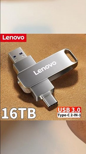 Lenovo 16TB USB Flash Drive Review | Ultimate High-Speed Metal Pen Drive Performance Tested!