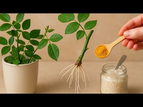 Just 1 Spoon and Your Rose Cuttings Will Root Like Magic!