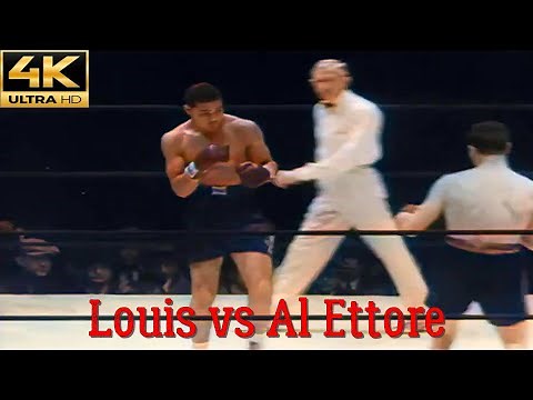 Joe Louis (USA) vs Al Ettore (USA) | KNOCKOUT Fight | 4K Ultra HD
