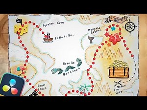 Travel Map Animation In Davinci Resolve | The easiest way !! Animated line Tutorial |