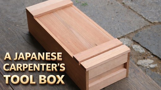 Building a traditional Japanese wooden tool box