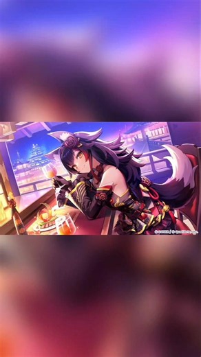 Okami Mio New Outfit Showcase In Hololive Dreams #hololive #okami #mio