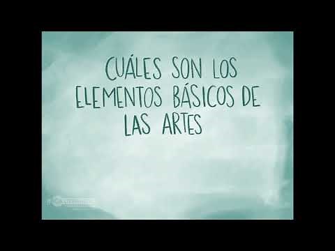 ¿Cuáles son los elementos básicos de las artes?.