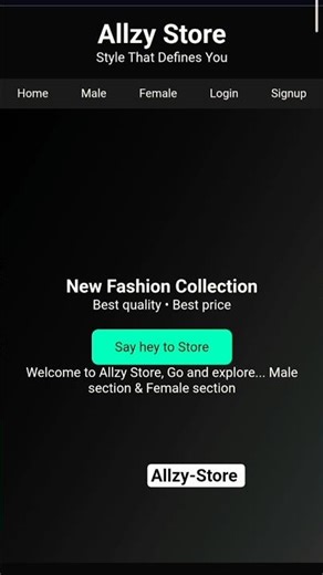 I Built an E-Commerce Website Using Node.js & Express 🔥 (Allzy Store) #DreamTrackAI coding #coding