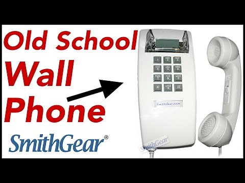 Cortelco Corded Wall Phone 2554 Kitchen Telephone from SmithGear