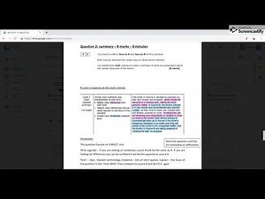 AQA GCSE English Language Paper 2 Question 2 - summary