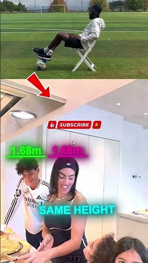 L’évolution de la taille de Ronaldo