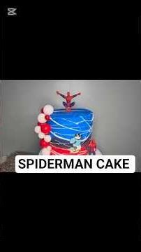 How I Made This Spiderman Cake: Stepwise Tutorial #birthdaycakeideas #birthdaypartythemes #spiderman