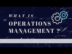 Introduction to Operations Management