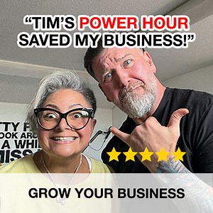 “A Power Hour with Tim Changed My Business” ✅ One hour of expert, no-fluff advice. ✅ Branding, social & marketing strategies. ✅ Leave with a plan to grow your business. ✅ Personalised support directly from Tim. Join Hundreds of Satisfied Customers Who Have Trusted Tim to Grow Their Business. | Tim Marner