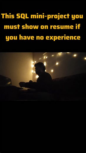 Abhishek on Instagram: "This Mini SQL project you must Show if you have No Experience #sql #sqltips #dataanalyst"