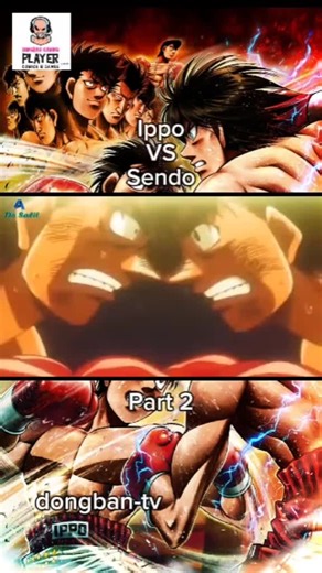Ippo vs sendo Tagalog dub part2 #ippomakunouchi #animetiktok