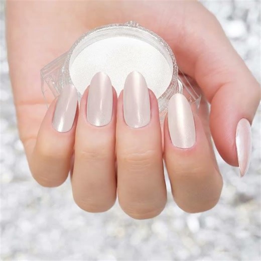 Artdone Pearl Chrome Powder:The Secret to Mirror-Effect Nails #nails#nailstyle#nailsdesign#gelnails