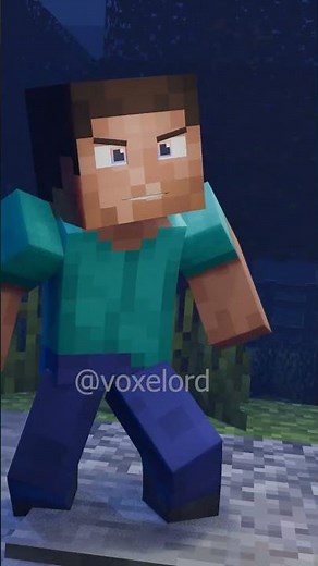 Minecraft Horror: The Mimicer Battles Evil Steve and His Demon Wolf #minecraft #shorts