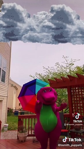Barney the Dinosaur Splashes in Puddles | Sing-Along Fun!