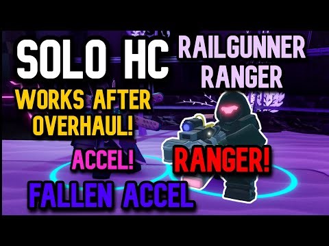Solo HC with Ranger! | Railgunner Ranger! | WORKS AFTER OVERHAUL! | Tower Defense Simulator