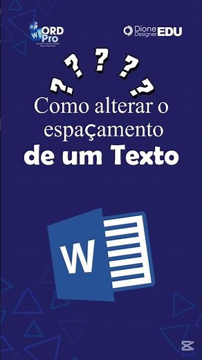 DICA RÁPIDA DE WORD -Como aumentar o espaçamento entre linhas #windows #word #tutorial #microsoft