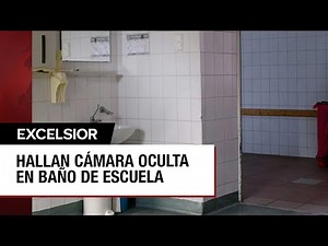 Maestro en Nayarit espiaba a alumnas con cámara oculta en baño