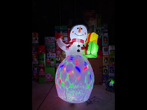 Review: Colorful Snowman Christmas inflatable