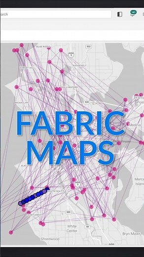 Fabric Map is here! 🤩 #powerbi #microsoftfabric
