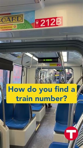 Text for Safety: How to find your train number?