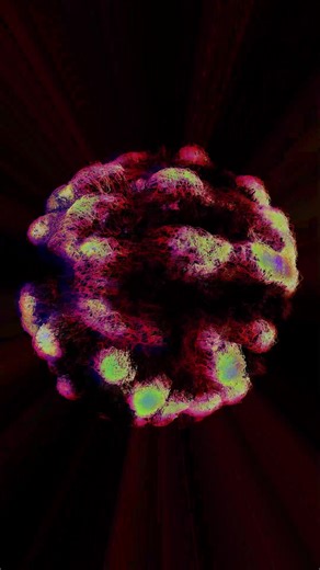 Audioreactive Fluffy Material - Playing with a tutorial by @pao.olea. - Created w/ @touchdesigner Track ID: Audio Units - Pulsar Map - #newmediaart #audioreactivevisuals #realtime #generativeart #creativecoding #audiovisual #newmusic #technovisuals #creativecodeart #touchdesigner