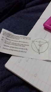 chords of the circle with centre M. OS PR at S.In the accompan... | Filo