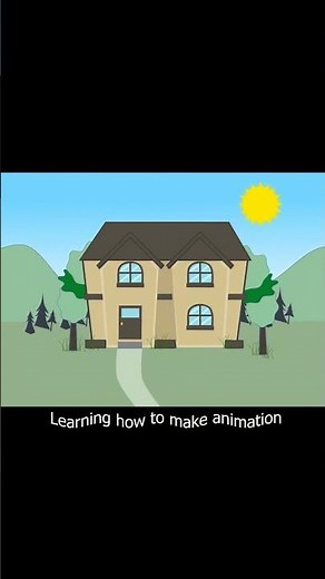 Learning how to make animation - day and night - moho