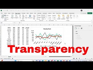 How to Adjust the Transparency of Lines in a Line Chart in Excel With Ease! #excel #tutorial #howto