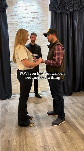 Yes! We Do Have Walk-In Weddings!