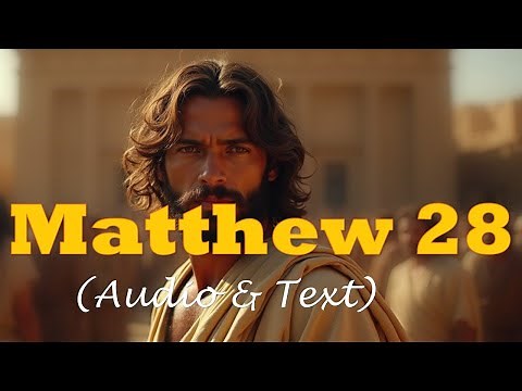 Matthew 28 | KJV AUDIO BIBLE (With Text & Images)