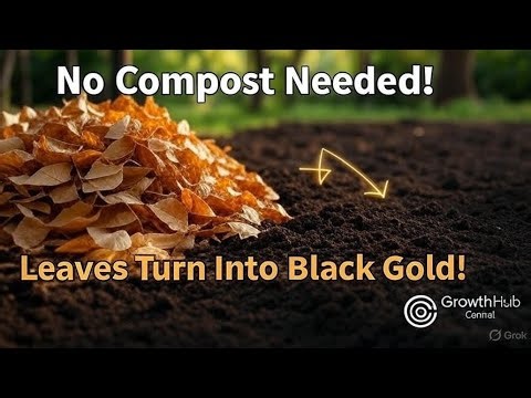 Ancient Leaf Trick Builds HUMUS 10X Faster Than Compost!”