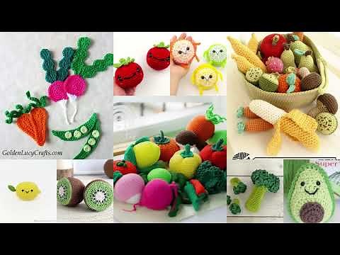 17 Best Crochet Fruit and Vegetables: Free Patterns