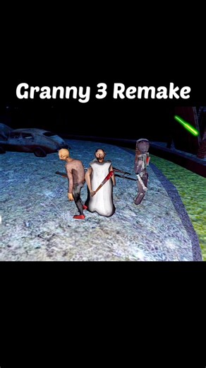 Granny 3 Remake :)👉💥 Spider mom is so angry😱 #shorts #granny